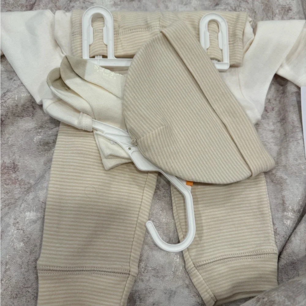 Carter's Cream and Tan 'Fly With Me' Pajama Set